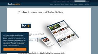 
                            6. Das bo+ Abonnement auf Baden Online - Offenburger Tageblatt