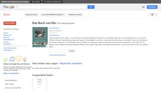 
                            7. Das Buch von Ela: Eine Katzenbiografie - Google Books-Ergebnisseite