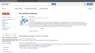 
                            8. Das C# 2010 Codebook