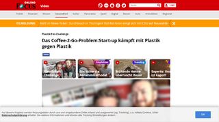 
                            11. Das Coffee-2-Go-Problem: Start-up kämpft mit Plastik gegen Plastik ...