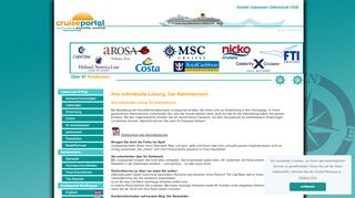 
                            1. Das Cruiseportal Admintool