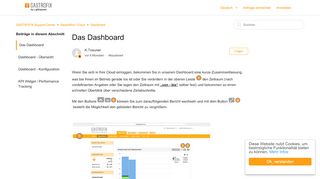 
                            12. Das Dashboard – GASTROFIX Support-Center