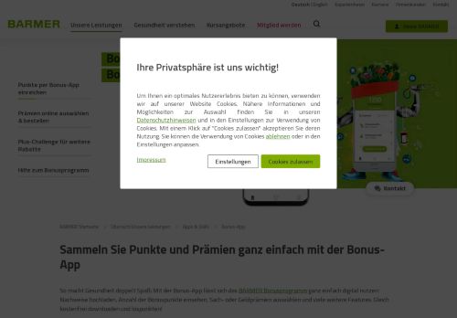 
                            4. Das digitale Bonusprogramm der BARMER | BARMER