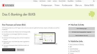 
                            5. Das E-Banking der BLKB - Basellandschaftliche Kantonalbank