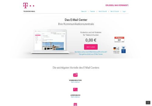 
                            3. Das E-Mail Center im Web - für E-Mail @t-online.de der Telekom