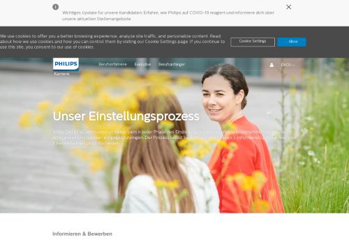 
                            2. Das Einstellungsverfahren von Philips | Karriere bei Philips