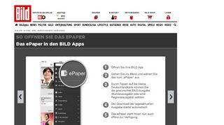 
                            10. Das ePaper in den BILD Apps - FAQ - Bild.de