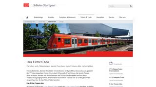 
                            10. Das Firmen-Abo | Deutsche Bahn AG - S-Bahn Stuttgart