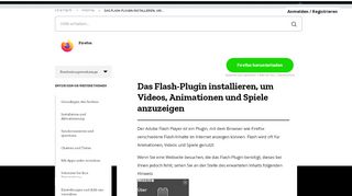 
                            8. Das Flash-Plugin installieren, um Videos, Animationen und Spiele ...