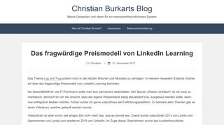 
                            7. Das fragwürdige Preismodell von LinkedIn Learning - Christian ...