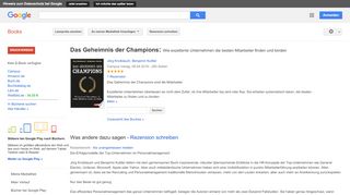 
                            9. Das Geheimnis der Champions: Wie exzellente Unternehmen die besten ...