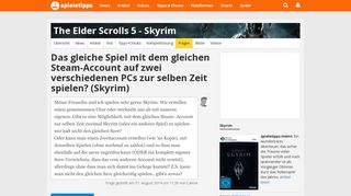 
                            5. Das gleiche Spiel mit dem gleichen Steam-Account auf zwei ...