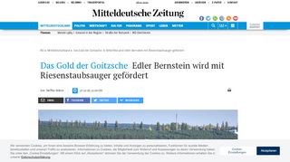 
                            2. Das Gold der Goitzsche: In Bitterfeld wird edler Bernstein mit ... - MZ