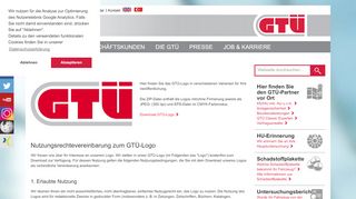 
                            6. Das GTÜ-Logo | GTÜ