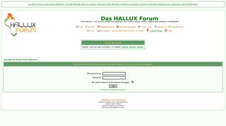 
                            1. Das HALLUX Forum :: Login