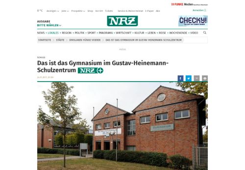 
                            9. Das ist das Gymnasium im Gustav-Heinemann-Schulzentrum | nrz ...