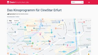 
                            11. Das Kinoprogramm für CineStar Erfurt auf DeinKinoticket.de