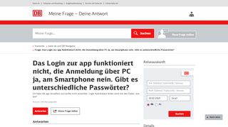 
                            9. Das Login zur app funktioniert nicht, die Anmeldung über PC ja, am ...