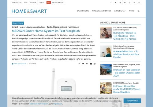 
                            11. Das MEDION Smart Home-System im Test-Vergleich - Homeandsmart