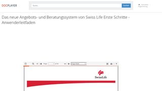 
                            5. Das neue Angebots- und Beratungssystem von Swiss Life Erste ...