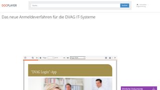 
                            6. Das neue Anmeldeverfahren für die DVAG IT-Systeme - PDF