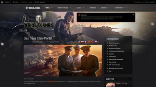 
                            2. Das neue Clan-Portal | Hauptnachrichten | World of Tanks