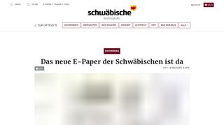 
                            7. Das neue E-Paper der Schwäbischen ist da - Schwäbische Zeitung