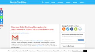 
                            3. Das neue GMail: Die Kontaktverwaltung ist verschwunden - So lässt ...