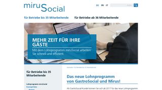 
                            7. Das neue Lohnprogramm <br>von GastroSocial und Mirus! | miruSocial