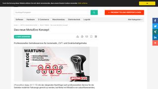 
                            6. Das neue MotulEvo Konzept - MOTUL Deutschland GmbH ...