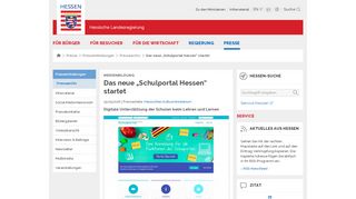 
                            5. Das neue „Schulportal Hessen“ startet | Informationsportal Hessen