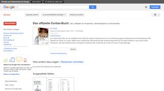 
                            11. Das offizielle Contao-Buch: der Leitfaden für Anwender, ... - Google Books-Ergebnisseite