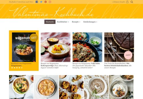 
                            3. Das Online-Magazin über Kochbücher • Valentinas-Kochbuch.de