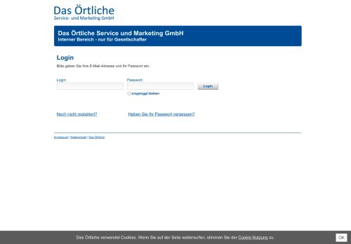 
                            6. Das Örtliche Service und Marketing GmbH - Login