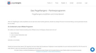 
                            6. Das PageRangers - Partnerprogramm