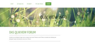 
                            3. Das QlikView Forum - Forum - QlikView Info