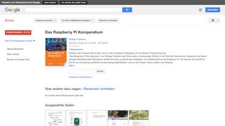 
                            11. Das Raspberry Pi Kompendium