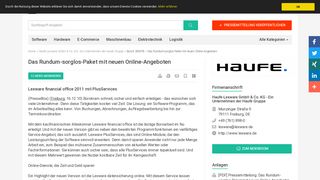 
                            7. Das Rundum-sorglos-Paket mit neuen Online-Angeboten - Haufe ...