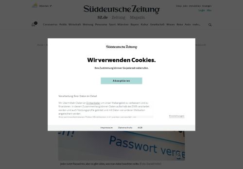 
                            6. Das sind die fünf größten Passwort-Mythen - Digital - Süddeutsche.de