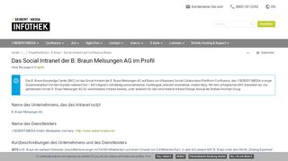 
                            9. Das Social Intranet der B. Braun Melsungen AG im Profil - Seibert Media