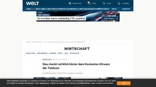 
                            4. Das steckt wirklich hinter dem Kostenlos-Stream der Telekom - WELT