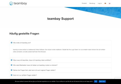 
                            4. Das Support Team von teambay - Wir sind für Sie da!