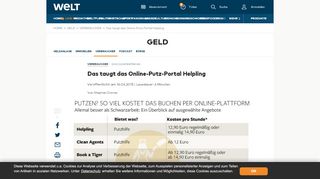 
                            7. Das taugt das Online-Putz-Portal Helpling - WELT