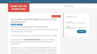 
                            4. Das Thomann Linkpartner Programm und wie Du davon profitieren ...