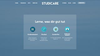 
                            9. Das Training - StudiCare