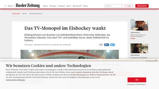 
                            9. Das TV-Monopol im Eishockey wankt - News Wirtschaft: Unternehmen ...