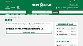 
                            1. Das Werder Tippspiel mit Arnie & Stolli | SV Werder Bremen