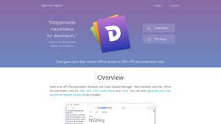 
                            12. Dash for macOS - API Documentation Browser, Snippet Manager ...