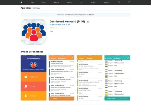 
                            5. Dashboard Komuniti (PI1M) on the App Store - iTunes - Apple