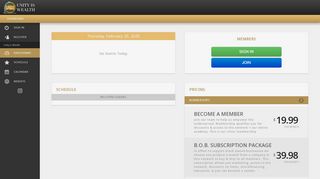 
                            3. Dashboard | Unity Is Wealth - Member.Life